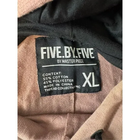 Five by five men’s hoodie size XL - Picture 6 of 7